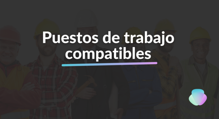 Puestos de trabajo compatibles para el contrato de formación