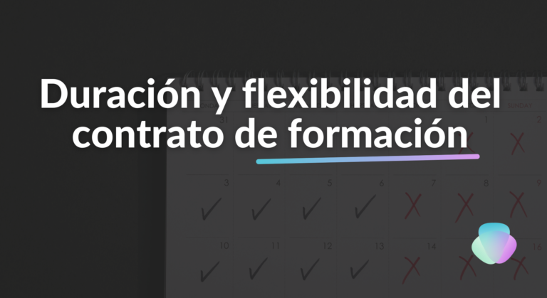 Duración y flexibilidad del contrato de formación